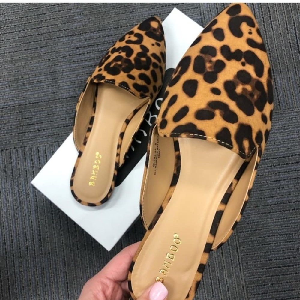 Slip on mule sandals